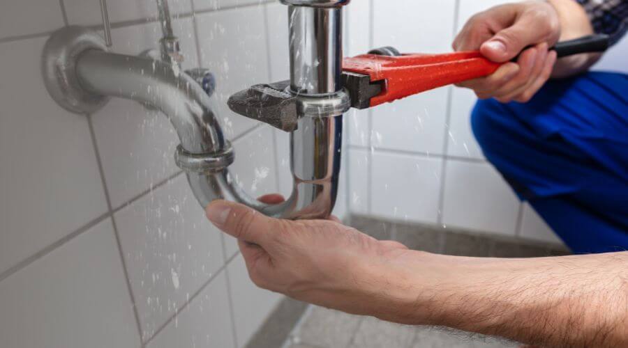 Gas tankless water heater installation in Fairview, WY